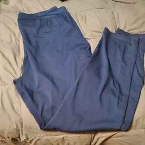 Purple Label Yoga Scrub Pants by Healing Hands Navy Blue XL Tall